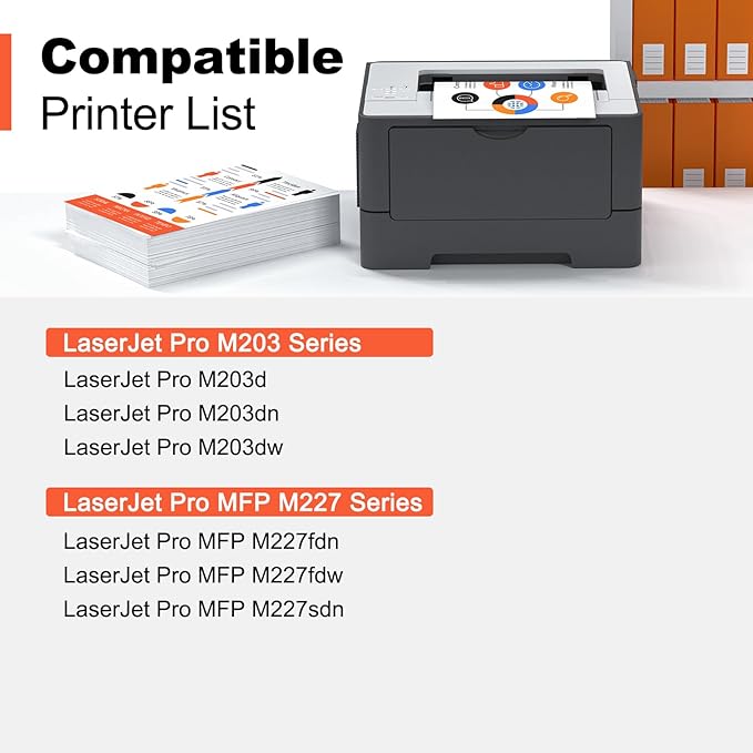 v4ink Compatible 30A Toner Cartridge Replacement for HP 30A 30X CF230A Black Toner Cartridge for HP M203 M203d M203dn M203dw MFP M277 M227fdn M227fdw M227sdn Printer Ink - 2 Pack