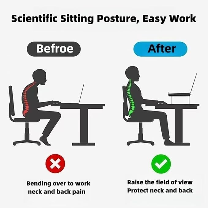 Dual Monitor Stand Riser,41.3'' Solid Bamboo&Steel Computer Monitor Riser, large monitor stand Suitable for 2 Monitors, Tvs, and Printers- (Black)