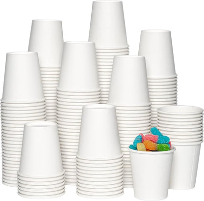 JOLLY CHEF 800 Pack Disposable Bathroom Cups 3 oz, Small Mouthwash Paper Cups for Party, Picnic, BBQ