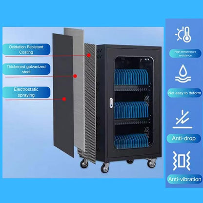 Cell Phone Charging Stations 20 Device Mobile Charging and Storage Case, USB Rechargeable Mobile Phone Charging Cabinet,for Office Classroom、Hospitals, airports and More(White, 20 Device)