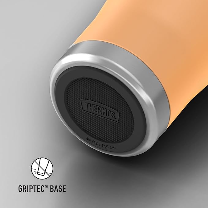 THERMOS ICON SERIES, Stainless Steel Tumbler with Slide Lock, 24 Ounce, Melon