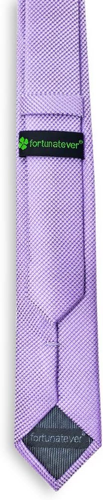 Mens Solid Neckties,2.36'' Wide Slim Tie For Men With Gift Box