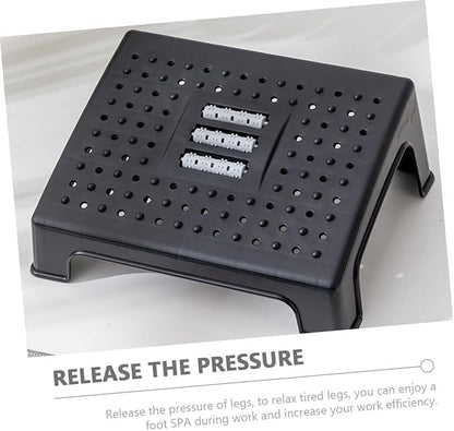 Non-Slip Footstool Under Desk Footrest for Leg Support Stable Step Stool for Office and Home Use Ergonomic Design to Relax Tired Legs and Work Efficiency