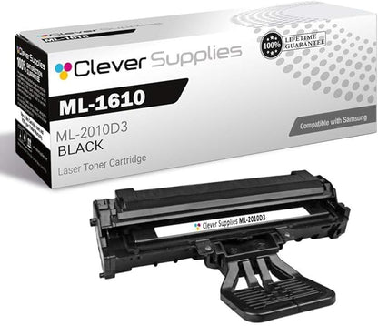 CS Replacement Toner Cartridge Compatible with Samsung ML-1610 ML-2010D3 Black ML Printers ML-1610 ML-1610R ML-1615 ML-1620 ML-1625,ML-1625R Toner Cartridge Black