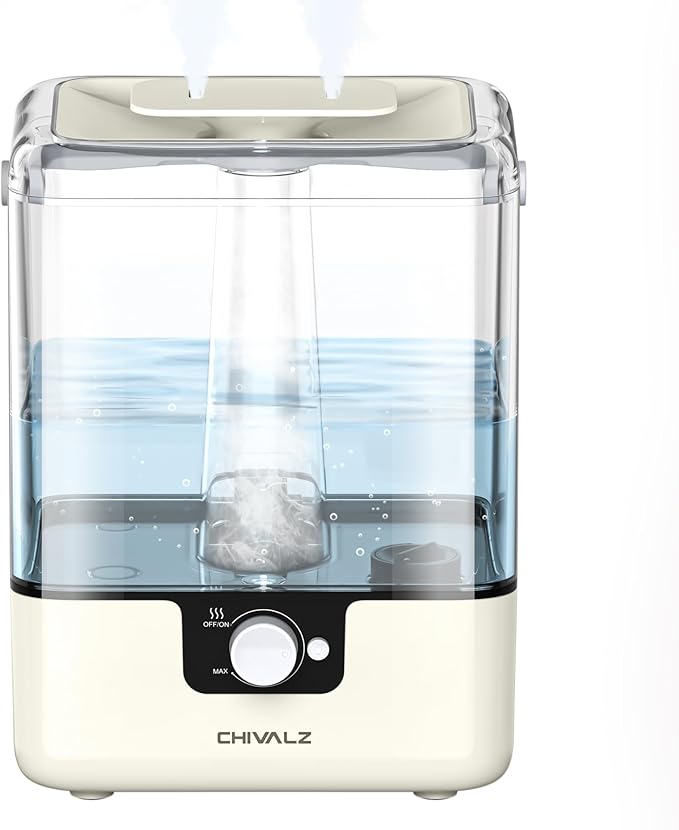 CHIVALZ Humidifiers for Bedroom, 9.37 * 7.4 * 12.67 inch, YZY6001-KC