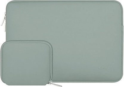 MOSISO Laptop Case 16 inch, 15-15.6 inch Laptop Sleeve Bag Compatible with MacBook Pro 16 inch, HP, Acer, Dell, Lenovo, ASUS Notebook, Neoprene Computer Sleeve Bag with Small Case, Antique Green