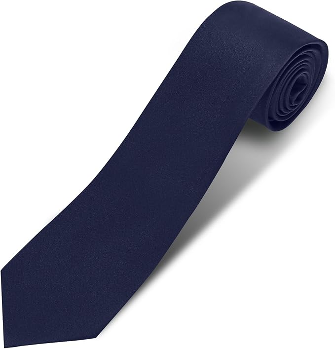 Men's Ties Solid Pure Color 3.15" (8CM) Necktie Plain Formal Business Wedding Black Ties For Men