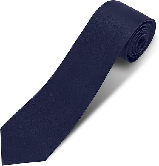 Men's Ties Solid Pure Color 3.15" (8CM) Necktie Plain Formal Business Wedding Black Ties For Men