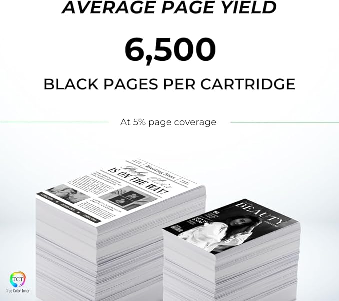 TCT TN436 Black Toner Cartridge 2 Pack - Premium Compatible Replacement for Brother TN-436 TN436BK Black High Yield Works With Brother HL-L8260CDW L8360CDW MFC-L8610CDW L8900CDW Printers (6,500 Pages)
