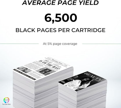 TCT TN436 Black Toner Cartridge - Compatible Replacement for Brother TN436BK Black High Yield Works with Brother HL-L8260CDW L8360CDWT L8360CDW MFC-L8610CDW L8900CDW Printers (6,500 Pages)