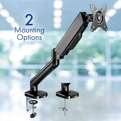 Spring LCD Monitor Arm with USB and Multimedia Ports