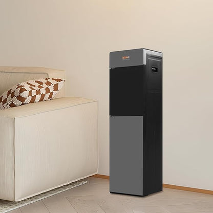 Water Coolers Standing Water Dispenser Cold Hot Dispenser, Modern Standing Water Dispenser Bottom Loading for Homes, Gyms, Office (Bottom Load Silver)