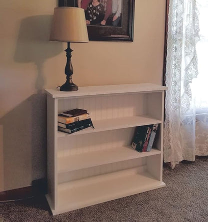 Sawdust City Small Bookcase 3 Shelves (Old Williamsburg Blue)