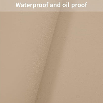 Leather Desk Mat,1.8mm Thick,12x60 Inch Desk Cover,Desk Protector Mat,Dresser Cover Top,Dresser Top Cover,Dresser Top Protector,Desk Covers On Top of Desks(Light Brown+Gray,12×60)