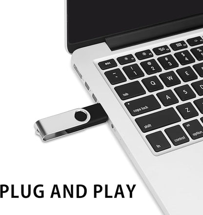 EASTBULL 200 Packs of 128MB (Not 128GB) Flash Drives Bulk Flash Drives Pack 128MB USB2.0 Thumb Drives Bulk with Strings