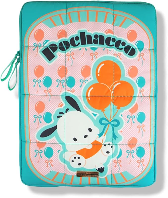 Sonix x Sanrio | Puffy Laptop Sleeve | 15-16 Inch, Quilted Pillow Puffer Laptop Carrying Case, Computer Sleeve | Pochacco Retro Vibes
