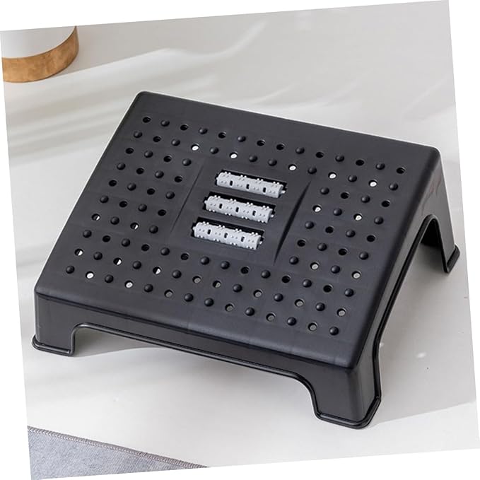 Zerodeko Non-Slip Footstool Under Desk Footrest Stable Office Step Stool with Strong Load Capacity for Home Sofa Leg Support Comfortable