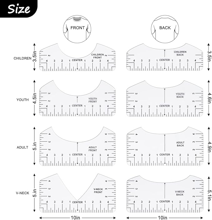18Pcs Sublimation Accessories, Tshirt Ruler Guide Vinyl Alignment Tool, Heat Press Accessories, Teflon Sheet Non Stick 16x20, Heat Resistant Tape 0.4" x108ft, PVC T Shirt Rulers to Center Designs