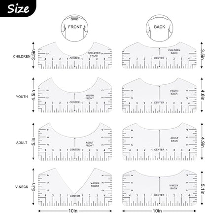 18Pcs Sublimation Accessories, Tshirt Ruler Guide Vinyl Alignment Tool, Heat Press Accessories, Teflon Sheet Non Stick 16x20, Heat Resistant Tape 0.4" x108ft, PVC T Shirt Rulers to Center Designs