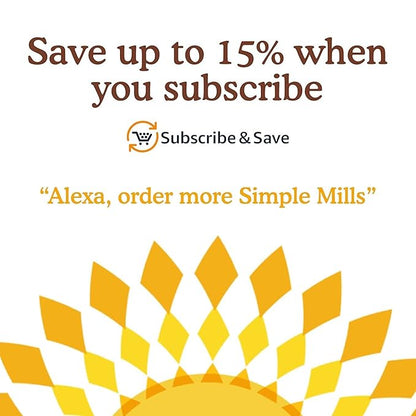 Simple Mills Almond Flour Crackers, Family Size, Fine Ground Sea Salt - Gluten Free, Vegan, Healthy Snacks, 7 Ounce (Pack of 2)