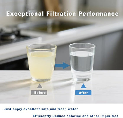 2 Stage Water Filter Replacement for Brio® NFMCTO5MS2 and NFMPP5M, Compatible with The UVF2 Series Models of Brio® Bottleless Water Cooler Dispensers, 1500 Gallons, Leak-free, 2 Counts