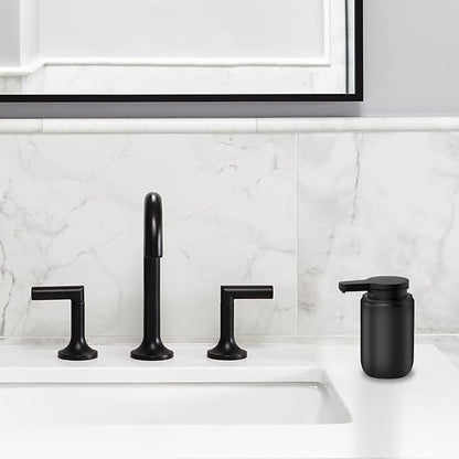 Automatic Soap Dispenser Foaming Touchless 10.14oz/300ml Foam Soap Dispenser Automatic Foam Hand Soap Dispenser with Infrared Sensor for Bathroom Kitchen Sink Hotel Restaurant (Black)