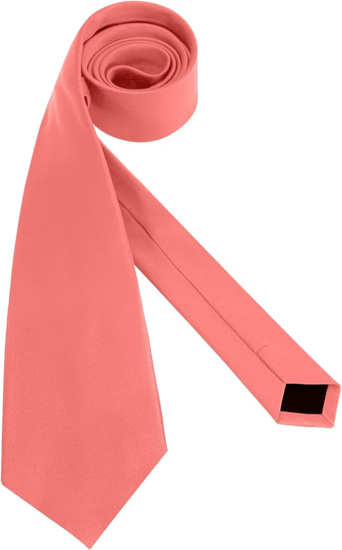 Men's Ties Solid Pure Color 3.15" (8CM) Necktie Plain Formal Business Wedding Black Ties For Men