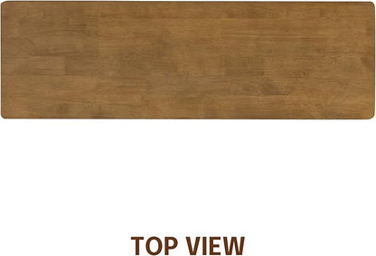 NTC Mingle Console 47 Inch Modern Design, Rectangular Dinner Table for Dining Room, Living Room Furniture, Effortless Assembly - Teak Look