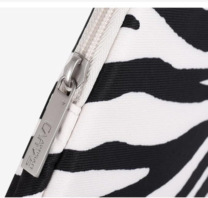 Laptop Sleeve 14 Inch,Waterproof Protective Notebook Case Briefcase Carrying Bag Compatible with MacBook,Acer,Asus, Dell,Lenovo,Microsoft,HP Laptop Cover (Zebra, 13 inch)