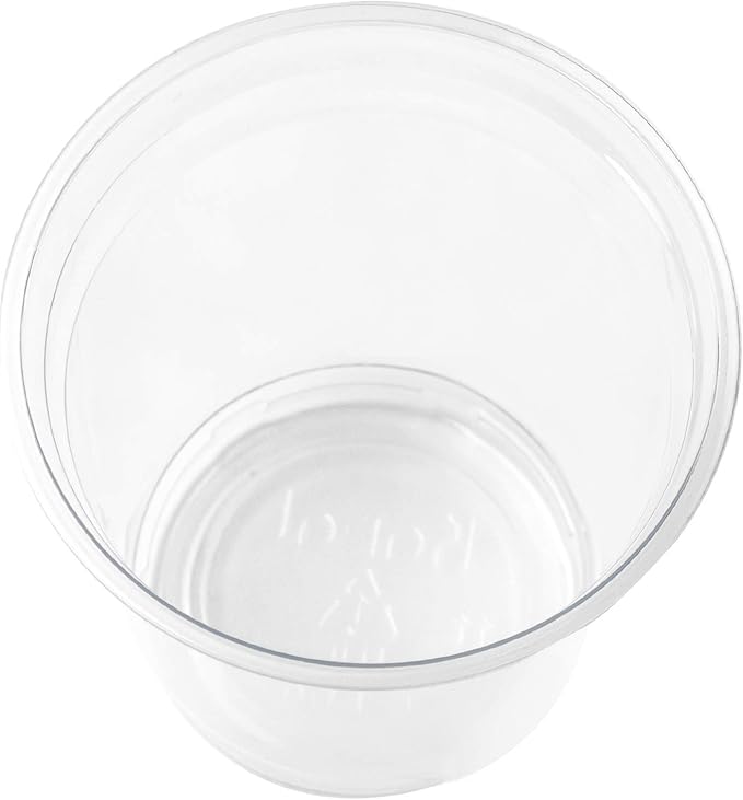 Karat [1000 ct] 8oz Plastic Cups, Clear Disposable Cold Cup for Iced Coffee, Soda, and Juice | 78mm (C-KC8)