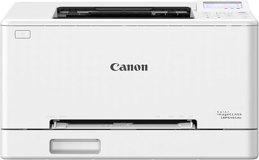 Canon Color imageCLASS LBP646Cdw Wireless Laser Printer for Duplex Printing, White - 26 PPM Home Office, Small Office Printer