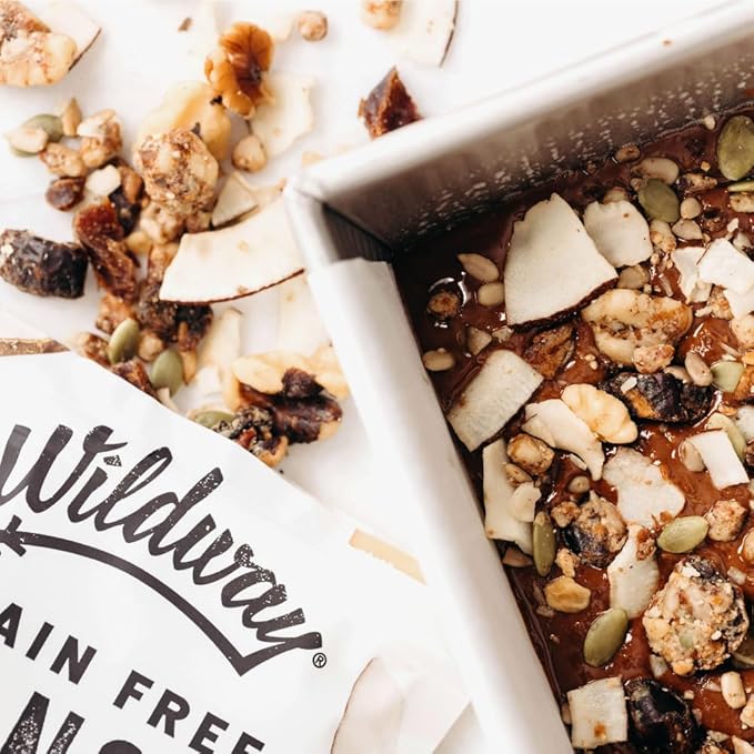 Wildway Keto Granola | Coconut Cashew | Grain-Free, Certified Gluten-Free Cereal | Vegan, Low Carb | No Sugar Added | Paleo-Friendly | Non-GMO Fruit & Nut Clusters | Nutrient-Rich Snack, 8 oz