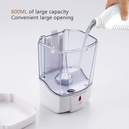 interhasa! Soap Dispenser, Touchless Hand Sanitizer Dispenser Wall Mount Automatic Kitchen Soap Dispenser for Commercial Home, Office, 600ml/20oz