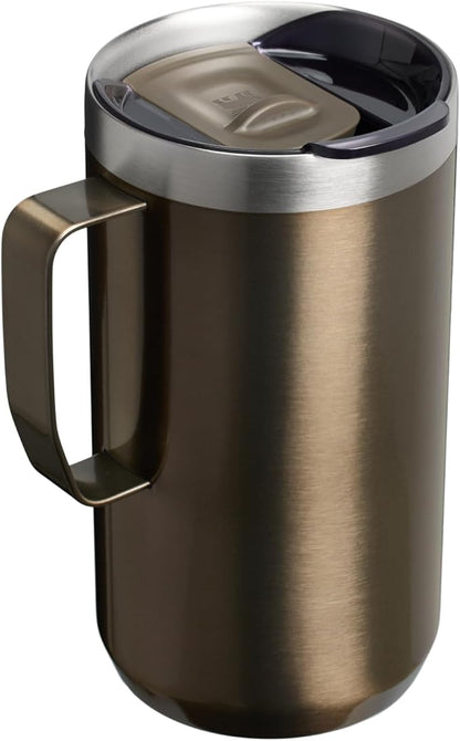 STANLEY Everyday Camp Mug | Drink Through Lid | Cup for Coffee, Tea and Drinks | Insulated Stainless Steel Coffee Mug | BPA-Free