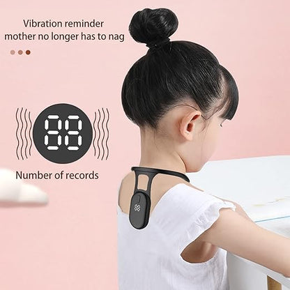 BestAlice Smart Posture Corrector and Trainer, Hanging Back Posture Correction, Intelligent Posture Trainer Check Posture in Real Time, Hunchback Posture Corrector Universal for Men fnd Women, Black