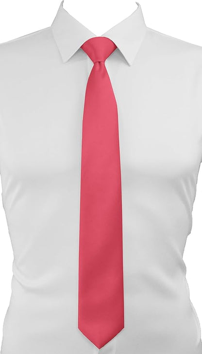 Dibi Solid Color Ties for Men, Formal Mens Ties, Neck Tie, Classic Tie for Boys Women Teens, Wedding Business Costume Necktie