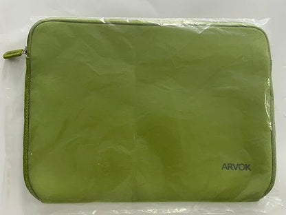 Arvok 13 13.3 14 Inch Laptop Sleeve Case for MacBook Pro/MacBook Air 13-14 inch, Water-Resistant Notebook Chromebook Computer Pouch, Carrying Bag Cover for HP/Dell/Lenovo/Asus/Acer, Bamboo Green