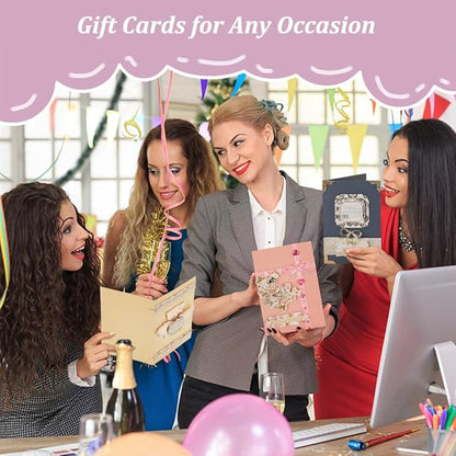 AHANDMAKER DIY Envelope & Card Making Kits, Handmade Greeting Card Sets Make Your Own Card Crafts Teacher Appreciation Cards for Valentine's Christmas Birthday Present Classroom Exchange Gift