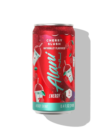 Generic Alani. Nu Mini Energy Drink - Pack Of 12 - Cherry Slush Flavor - 8.4 Fl OZ Can - By The Munchie Mix