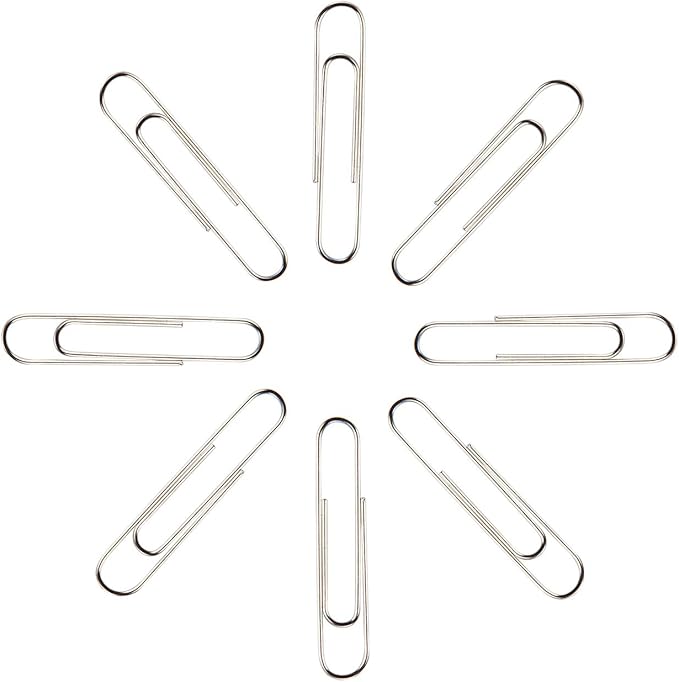 Jumbo Paper Clips, 2 Inch Paper Clip, 200 pcs Large Paperclips (Pack of 2)
