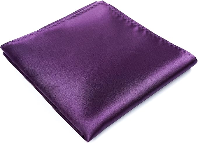 Mens Solid Satin Mens Tie With Hanky,Handmade Neckties For Men