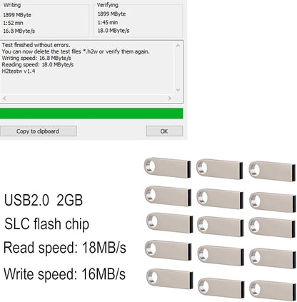 2GB Thumb Drive 100 Pack Flash Drives 100 Pack Mini Flash Drive USB Drive USB Flash Drive Pack Memoria USB Flash Drives (2GB,100PCS)
