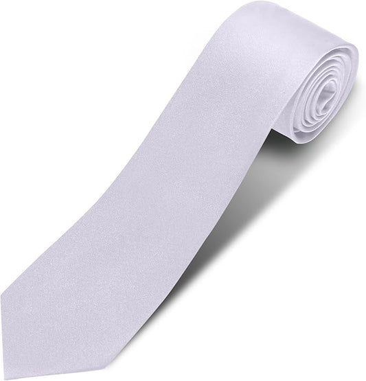 Men's Ties Solid Pure Color 3.15" (8CM) Necktie Plain Formal Business Wedding Black Ties For Men