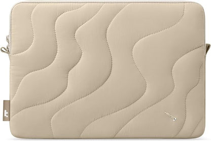 tomtoc 360 Protective Puffy Laptop Sleeve for 14-inch MacBook Pro M5/M4/M3/M2/M1 Pro/Max A3112 A3401 A3185 A2992 A2918 A2779 2025, 13.5/13.8-inch Surface Laptop 7(Copilot+ PC)/6/5/4/3, Quilted Design