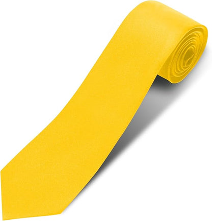 Men's Ties Solid Pure Color 3.15" (8CM) Necktie Plain Formal Business Wedding Black Ties For Men