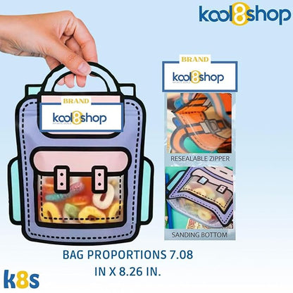 Juicy Juice Variety Pack 100% Juice No Sugar Added On the Go Box 6.75 fl oz 32 Pack + 2 Reusable Snack Bags by KOOL8SHOP Infinite Deals