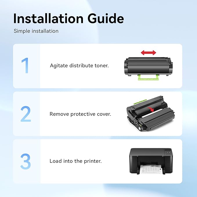 B2360 M11XH Black High Yield Toner Cartridge with Chip 1-Pack Replacement for Dell B2360 M11XH Toner Compatible with Dell B2360 B2360d B2360dn B3460dn B3465dn B3465dnf Laser Printer Ink All-in-One
