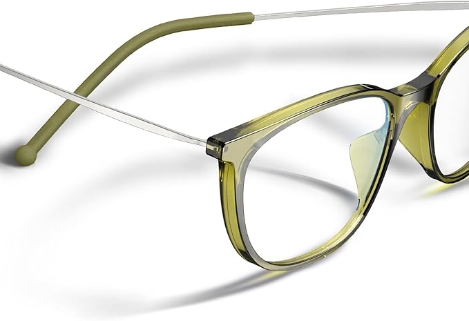 VISOONE Anti Slip TR90 Blue Light Blocking Glasses Size M Eyewear Frame with Anti Glare Eye Protection for Women GaeL