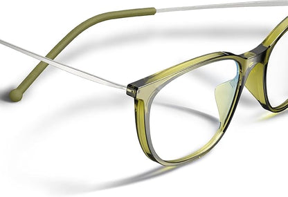VISOONE Anti Slip TR90 Blue Light Blocking Glasses Size M Eyewear Frame with Anti Glare Eye Protection for Women GaeL