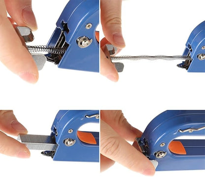 Heavy Duty Staple Gun 3 in 1 Upholstery Staple Guns with Tail Remover 1200 Staples Fabric Stapler Gun for Wood Crafts DIY Decoration